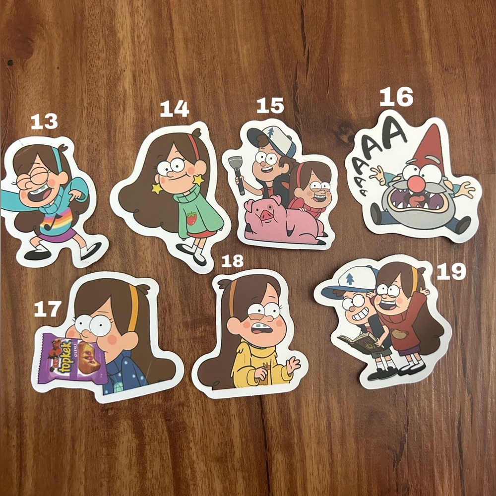 Gravity Falls Sticker Set - Picture 2 of 2